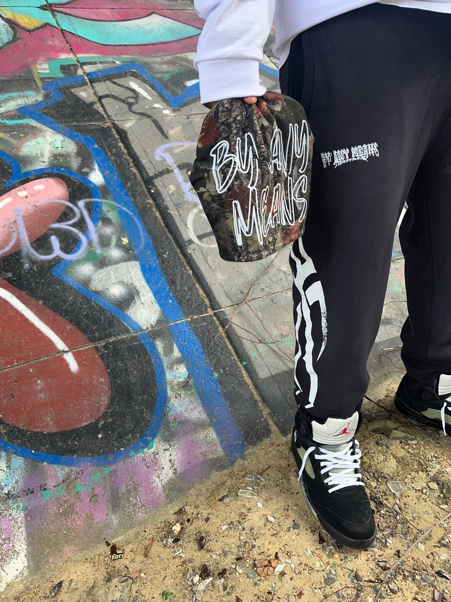 ‘B.A.M. U’ Sweatpants