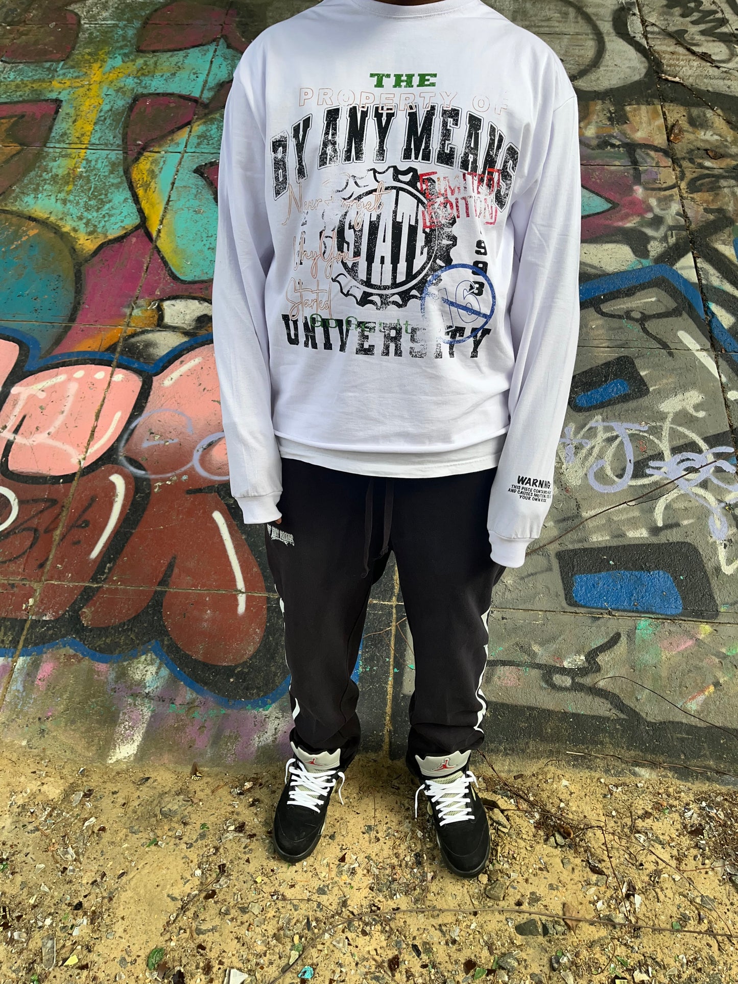 ‘B.A.M. U’ Sweatpants