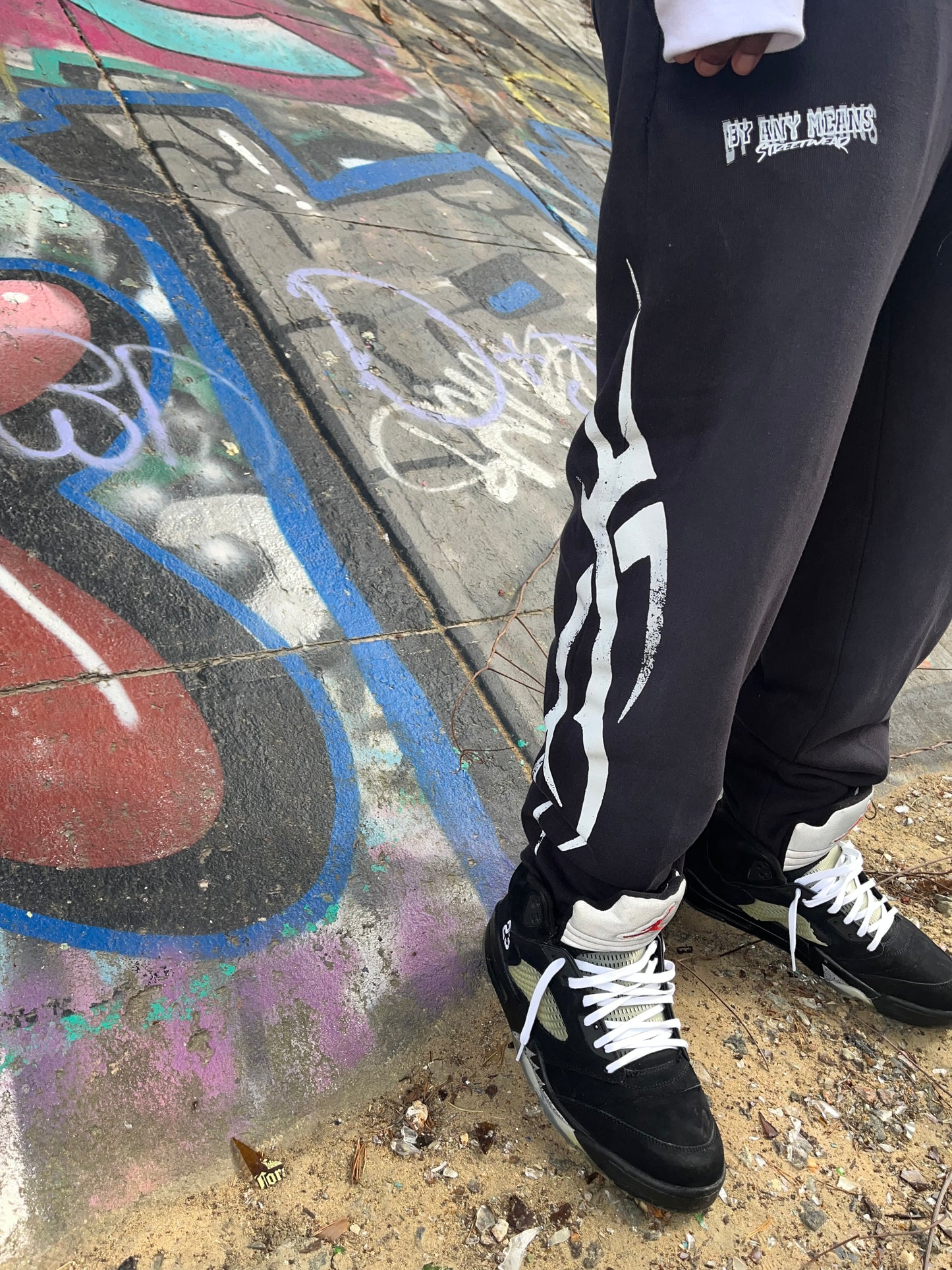 ‘B.A.M. U’ Sweatpants