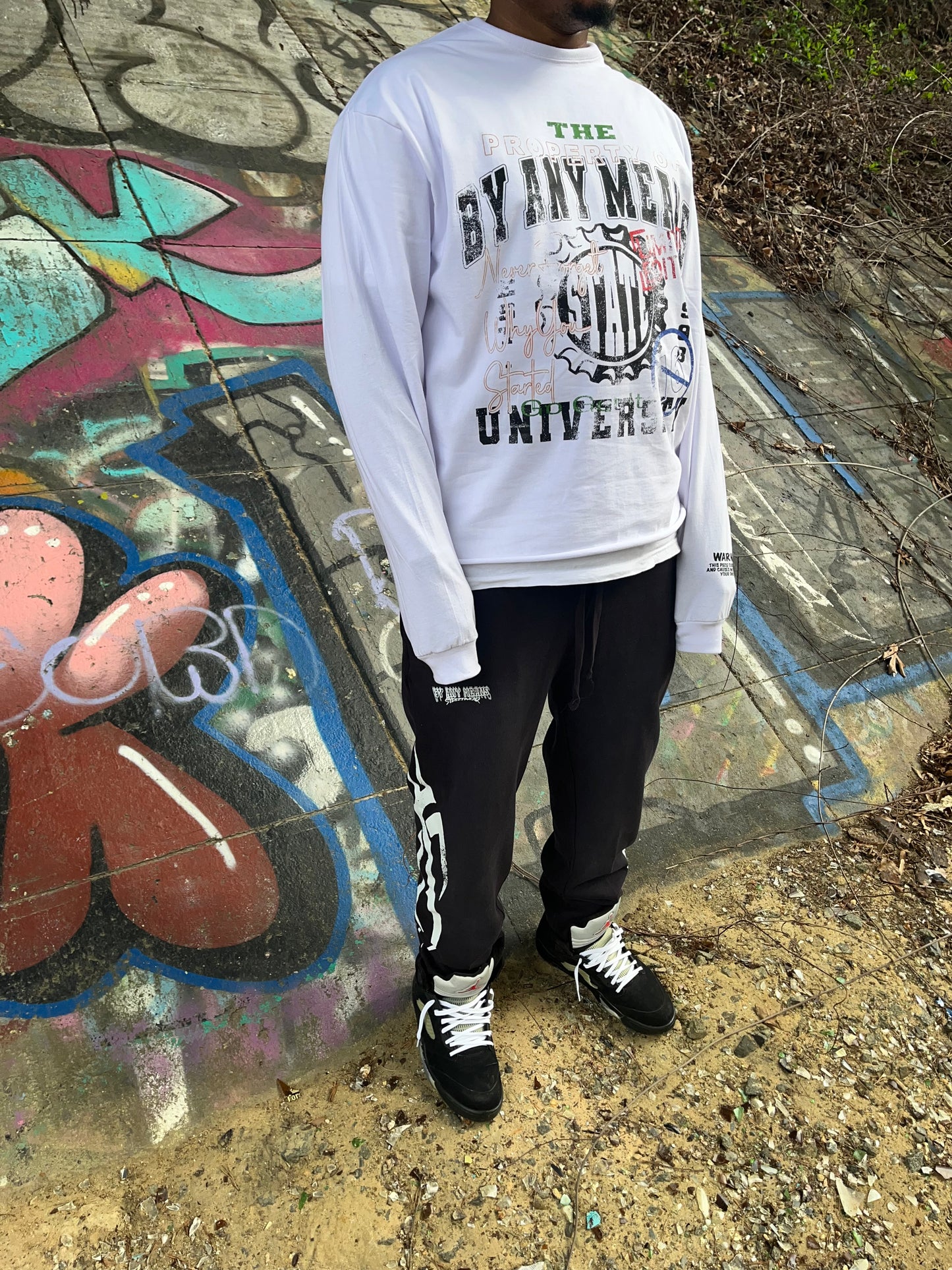 ‘B.A.M. U’ Sweatpants